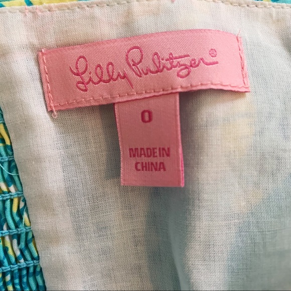 Lilly Pulitzer Seashell Halter Top Size 0 - Picture 3 of 3